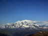 Le Mont-Blanc chapeauté de nuages